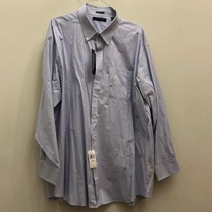 NWT Tommy Hilfiger blue and white pinstripe button down
